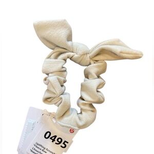 Lululemon Athletica Cream Hair Scrunchie